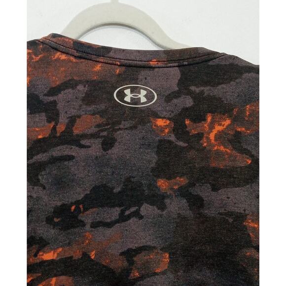 Under Armour Men’s T-Shirt Project Rock Veterans Day Orange Camo Size 4XL - Picture 10 of 13